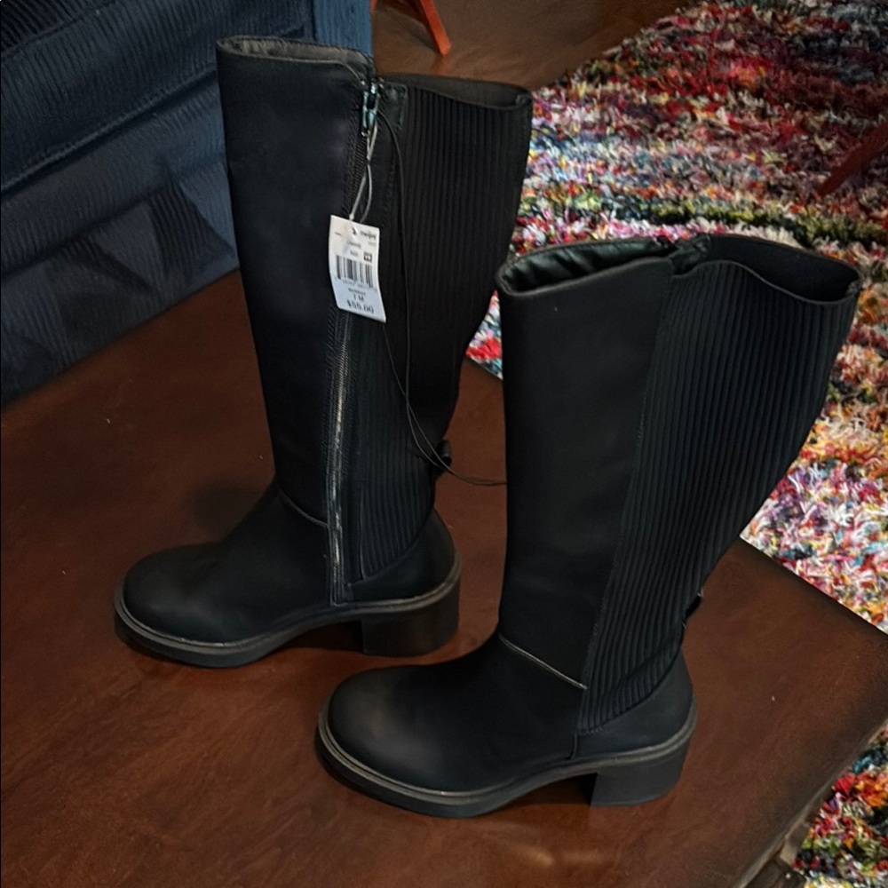 Mia Shoes Carrie Black Knee-High Women's Boots NWT